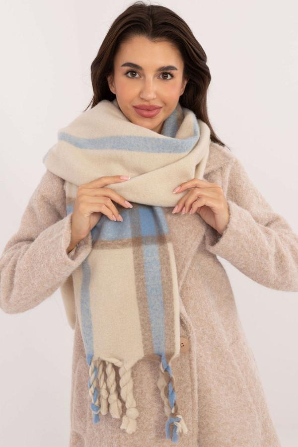 beige - Shawl model 202570 AT U704-202570