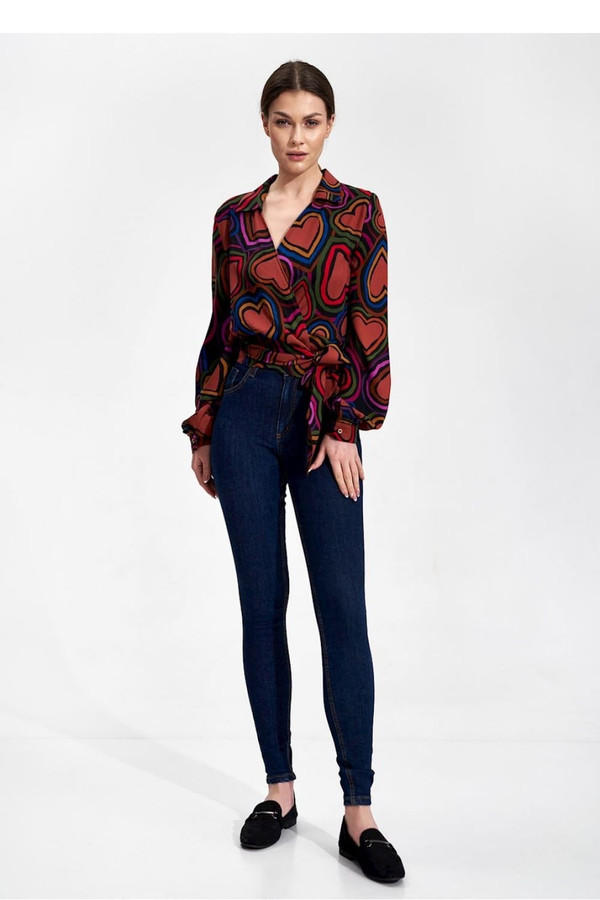 multicolor - Blouse model 167250 Figl U704-167250