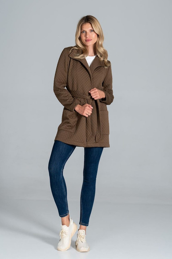 brown - Coat model 157558 Figl U704-157558