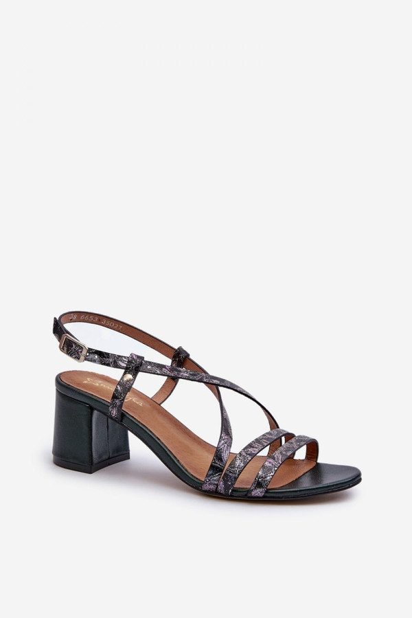 green - Heel sandals model 198794 Step in style U704-198794