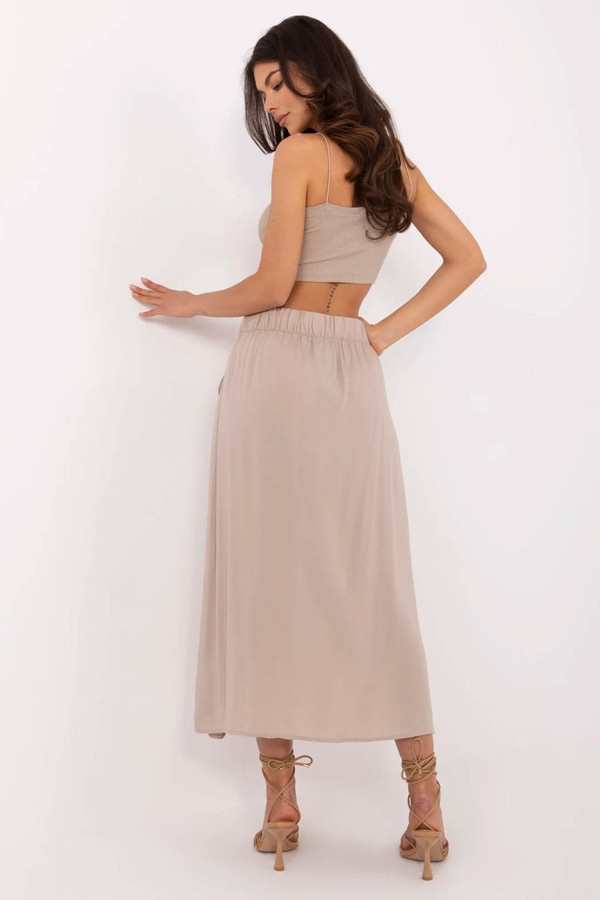 beige - Skirt model 213771 Fresh Made U704-213771