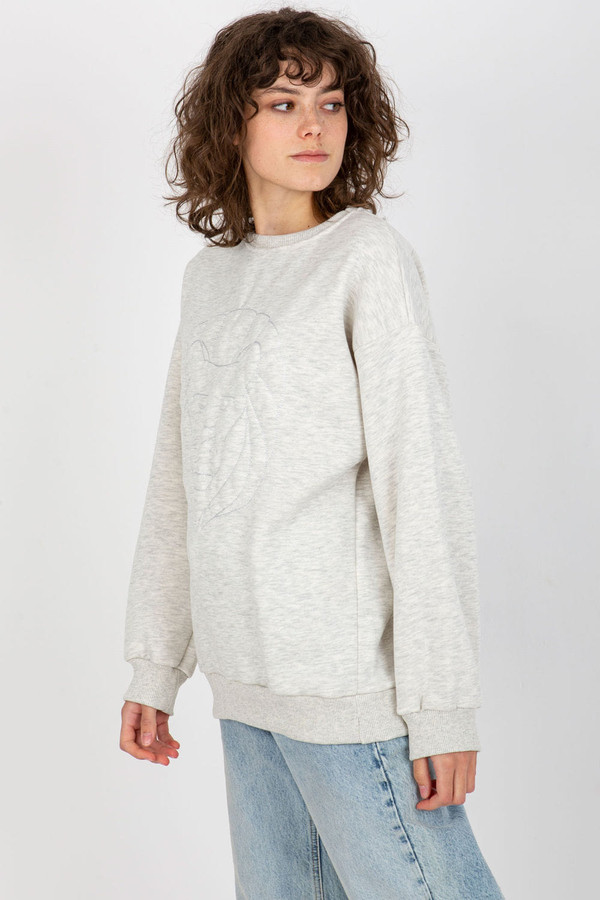 grey - Sweatshirt model 174614 Ex Moda U704-174614