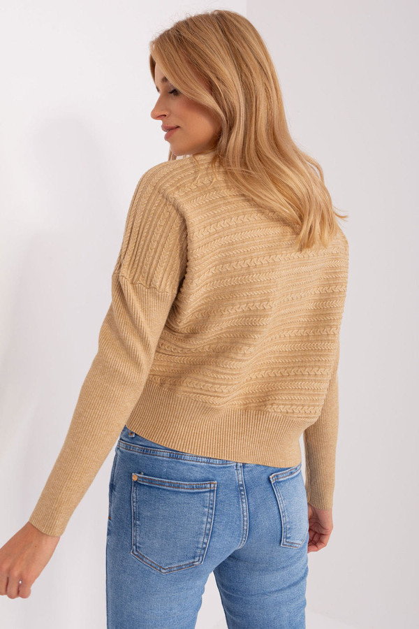 brown - Jumper model 186567 AT U704-186567