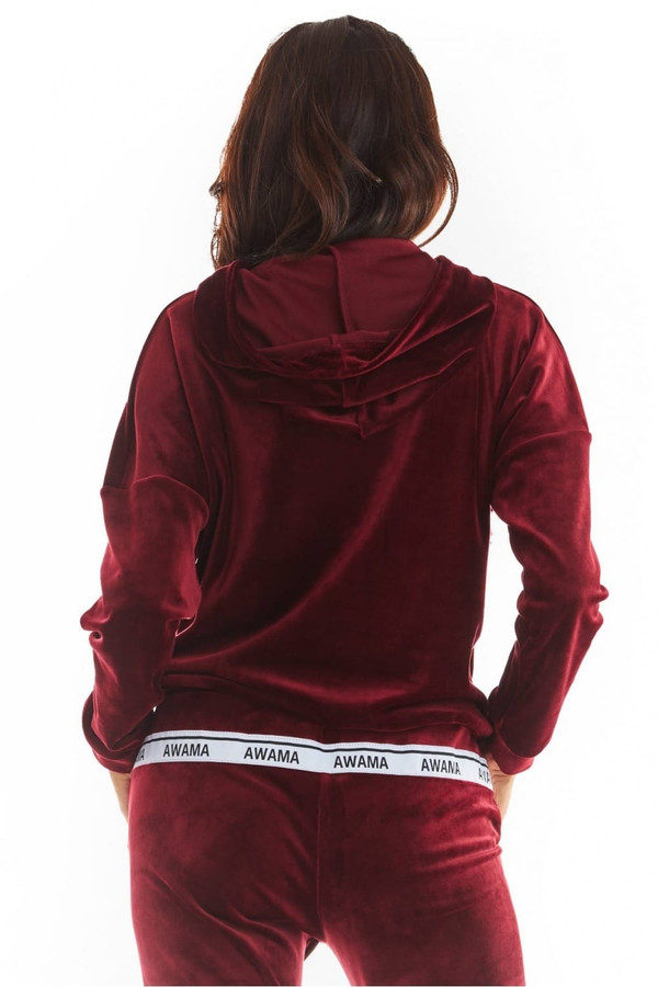 red - Sweatshirt model 149789 awama U704-149789