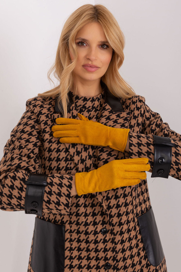 yellow - Gloves model 190826 AT U704-190826