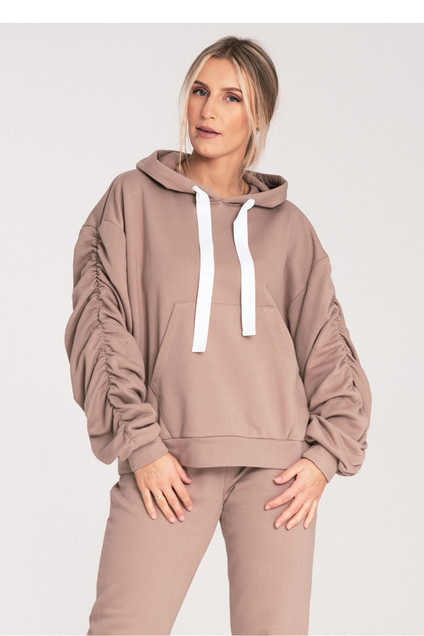 beige - Sweatshirt model 203132 Figl U704-203132