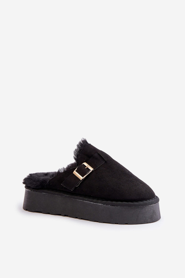 black - Slippers model 203748 Step in style U704-203748