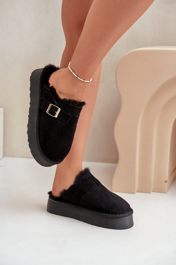 black - Slippers model 203748 Step in style U704-203748