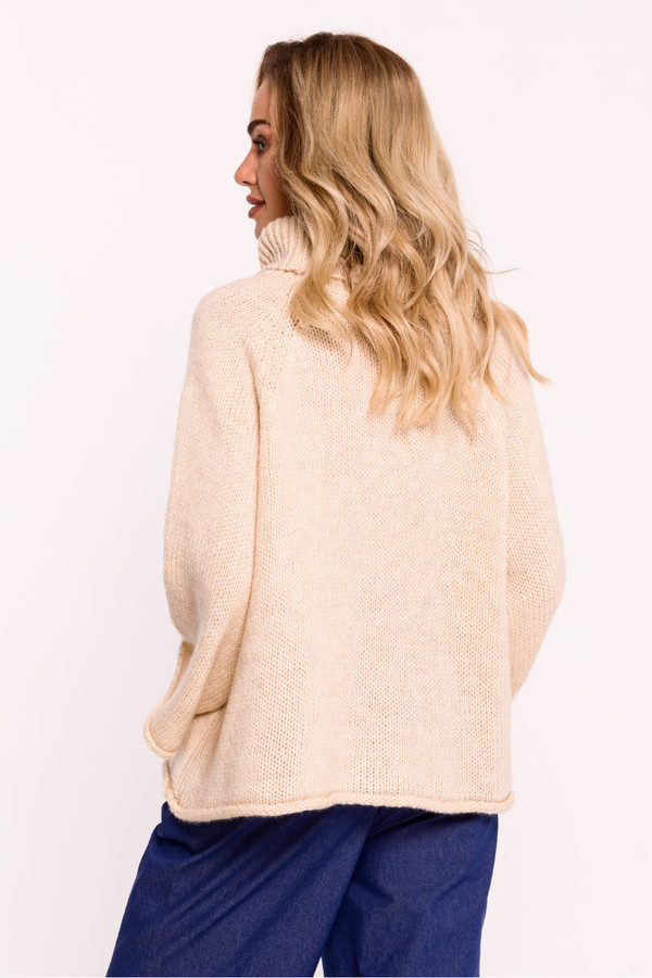 beige - Turtleneck model 200915 Moe U704-200915