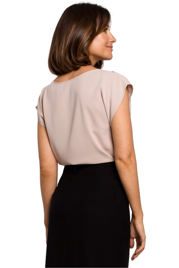 beige - Blouse model 141990 Stylove U704-141990