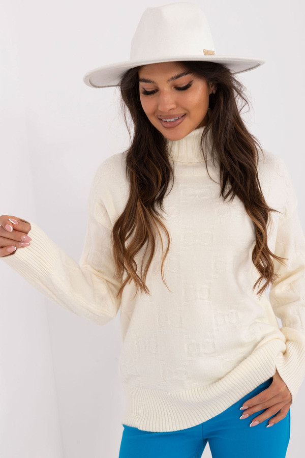 beige - Turtleneck model 199431 AT U704-199431