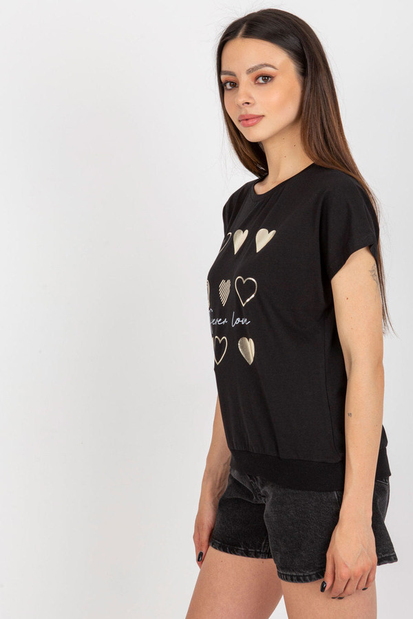 black - Blouse model 182102 Rue Paris U704-182102