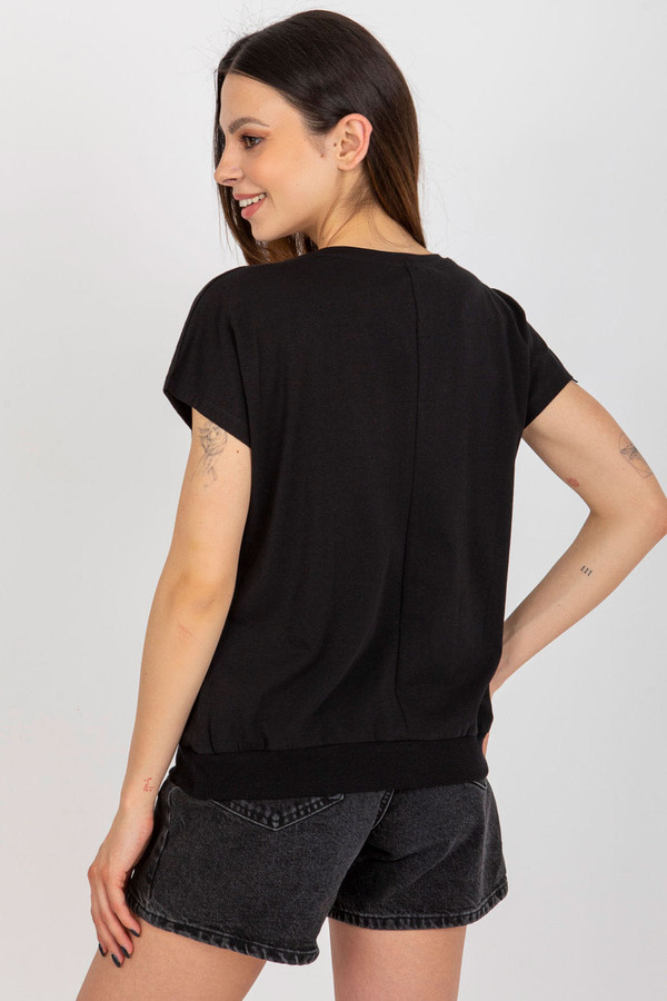 black - Blouse model 182102 Rue Paris U704-182102
