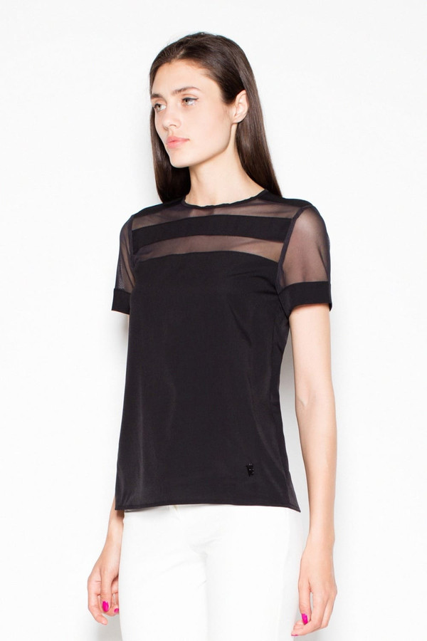 black - Blouse model 77561 Venaton U704-77561
