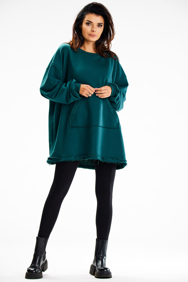 green - Sweatshirt model 189454 Infinite You U704-189454