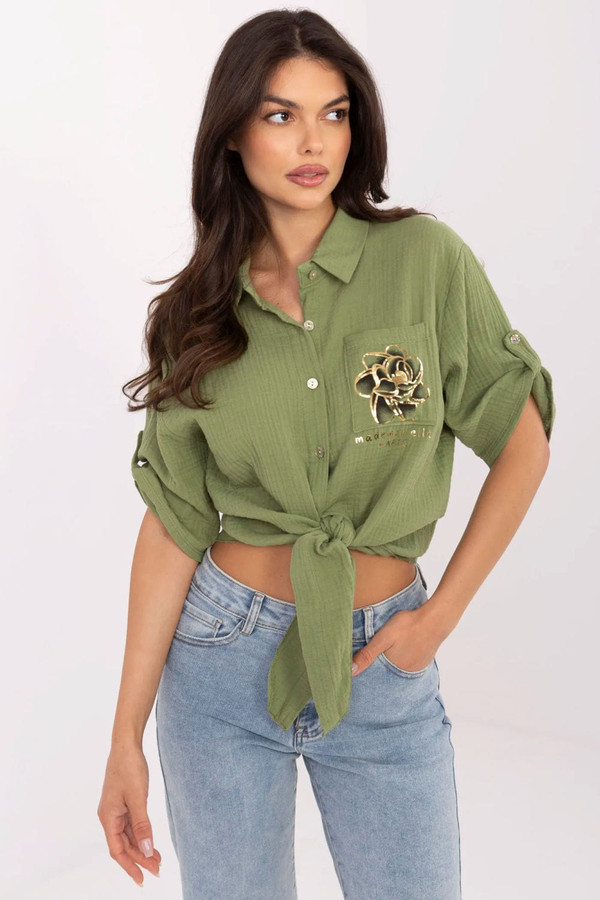 green - Shirt model 213431 Italy Moda U704-213431