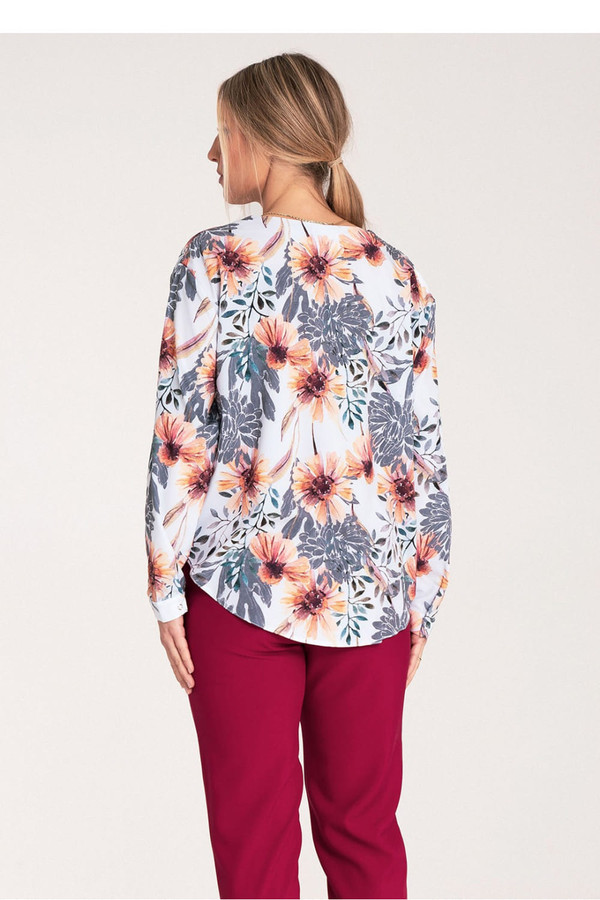 multicolor - Long sleeve shirt model 204330 Figl U704-204330