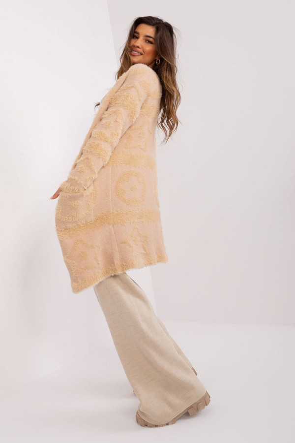 beige - Cardigan model 189214 AT U704-189214