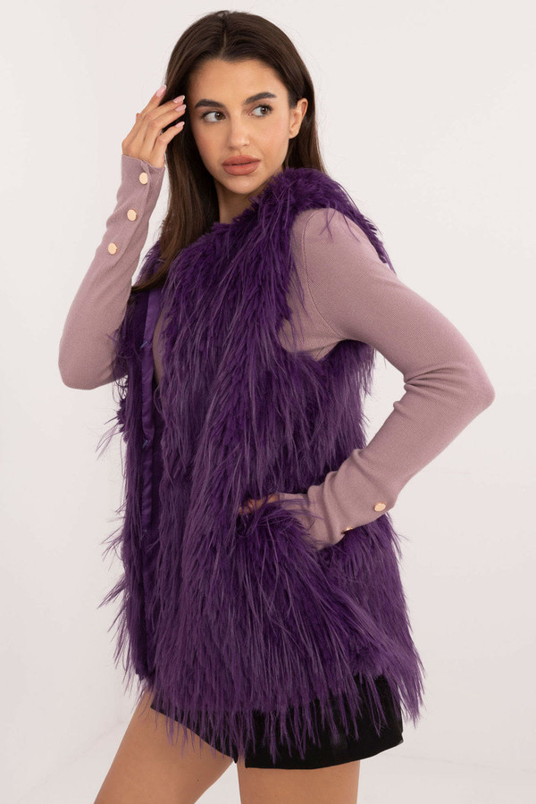 violet - Gilet model 200535 AT U704-200535