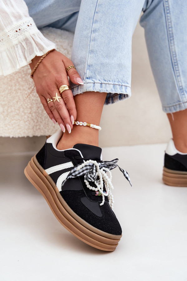 black - Sport Shoes model 209806 Step in style U704-209806