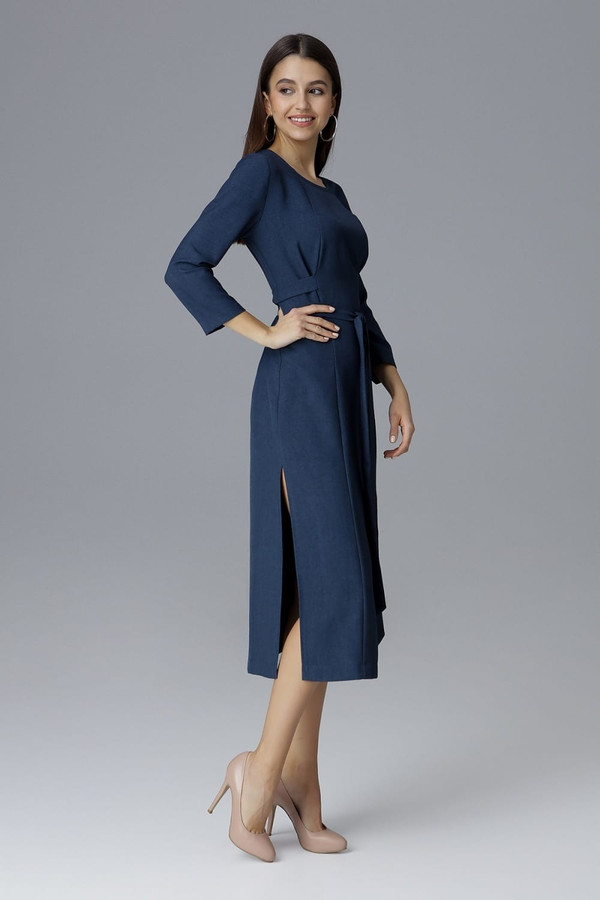 navy blue - Cocktail dress model 126024 Figl U704-126024