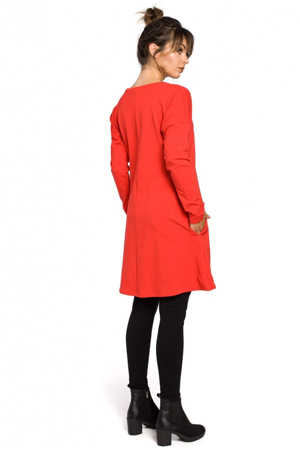 red - Tunic model 104253 BeWear U704-104253