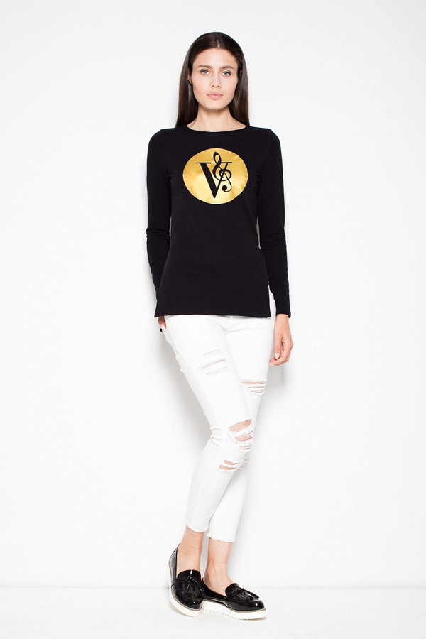black - Sweatshirt model 77521 Venaton U704-77521