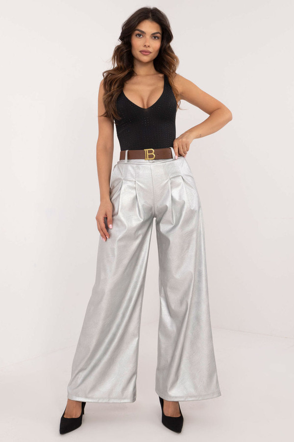 grey - Women trousers model 202893 Italy Moda U704-202893
