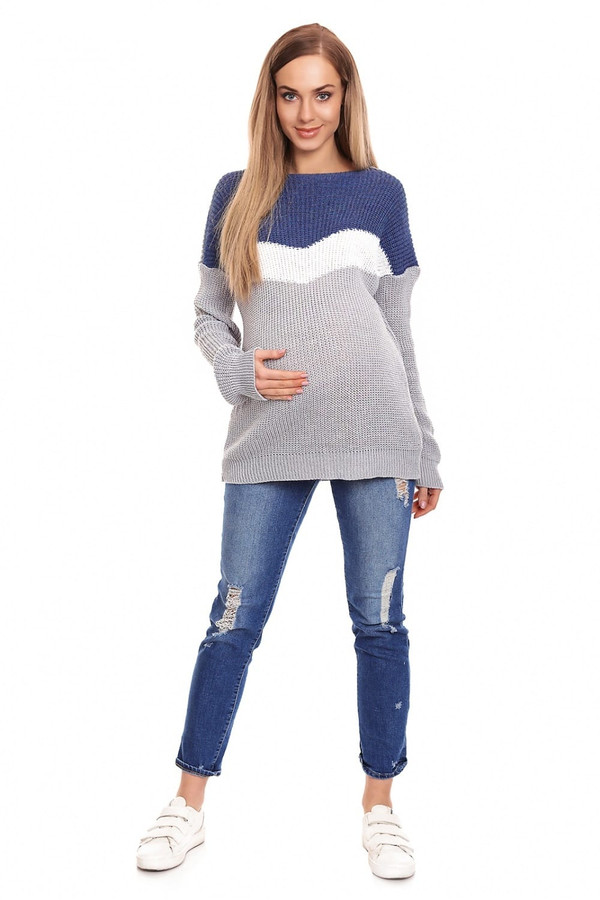 multicolor - Pregnancy sweater model 132024 PeeKaBoo U704-132024