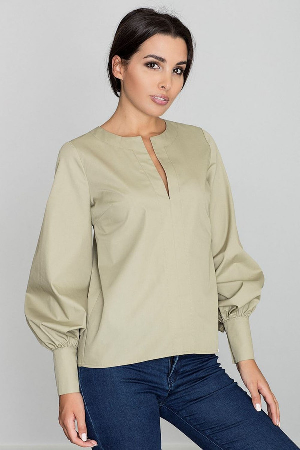 green - Blouse model 111085 Figl U704-111085
