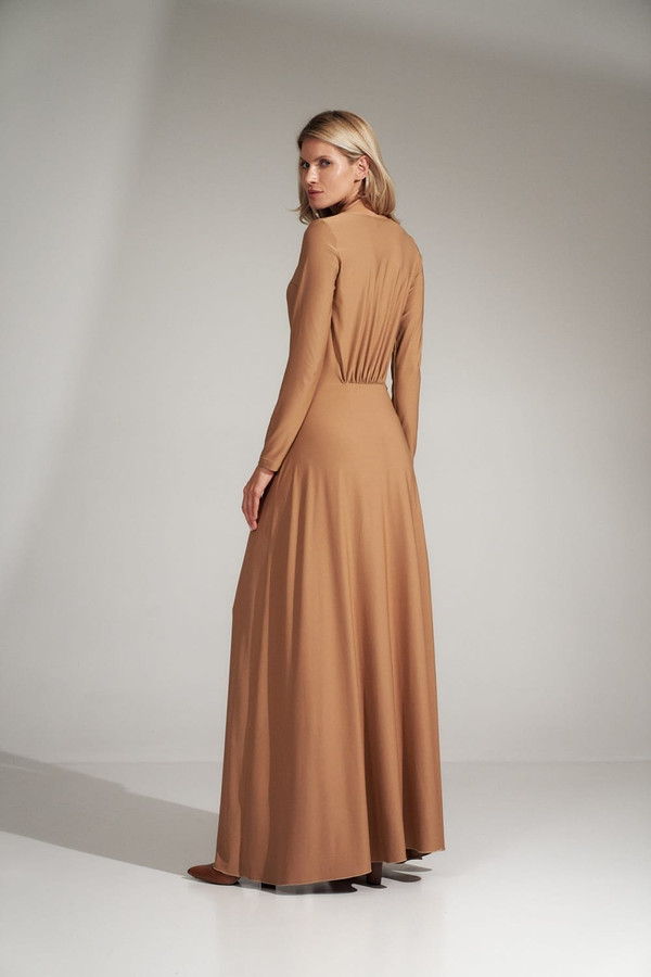 beige - Daydress model 150439 Figl U704-150439