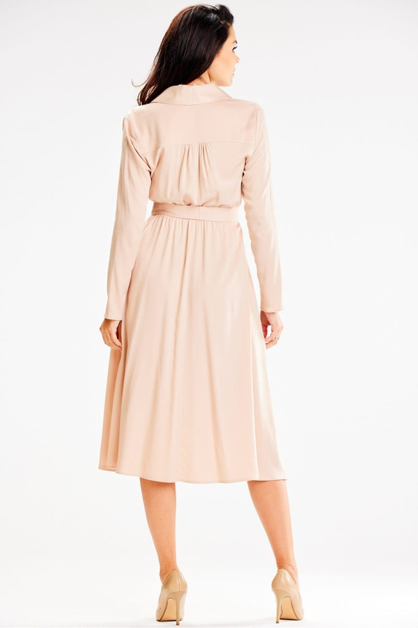 beige - Daydress model 187152 awama U704-187152