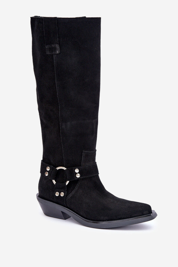 black - Thigh-Hight Boots model 203898 Step in style U704-203898