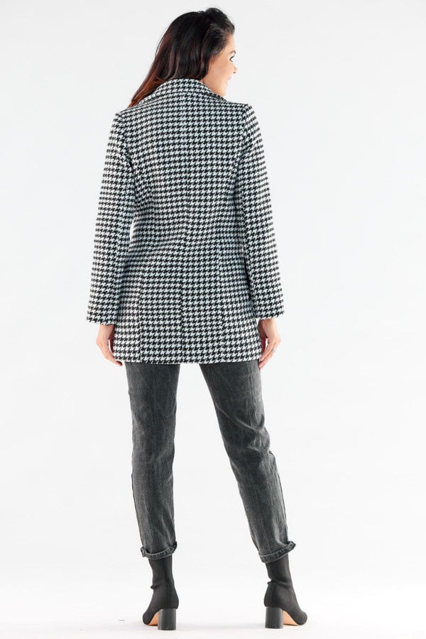 black - Coat model 173857 awama U704-173857