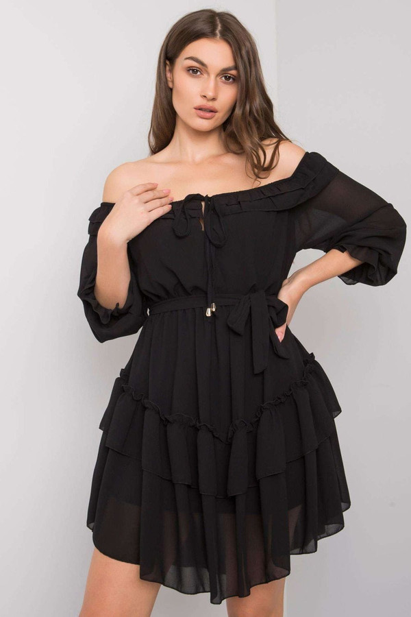 black - Daydress model 166086 Och Bella U704-166086