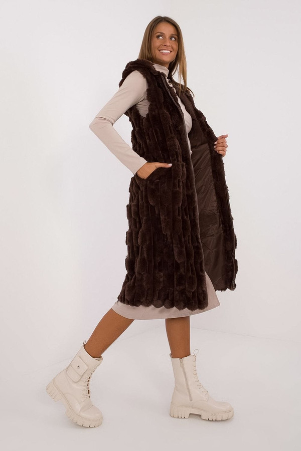 brown - Gilet model 199773 AT U704-199773