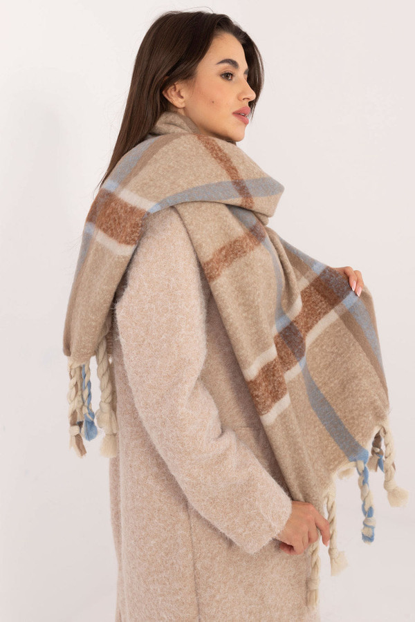 beige - Shawl model 202573 AT U704-202573