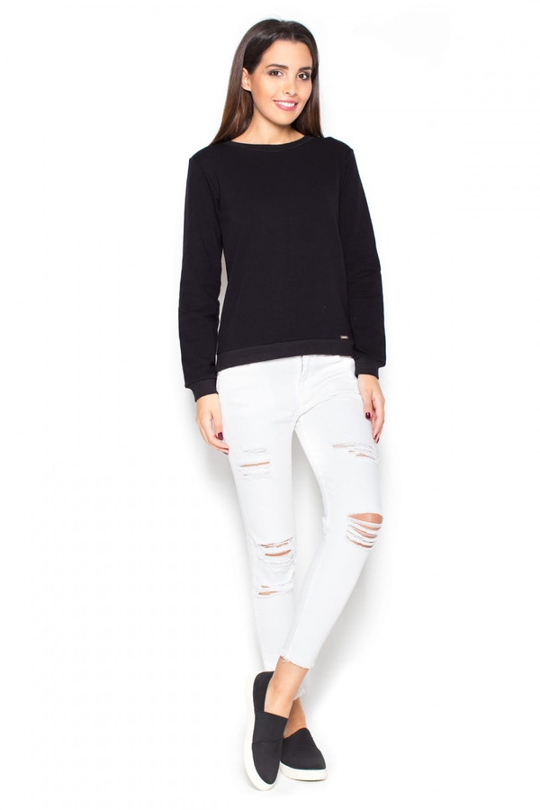 black - Blouse model 77310 Katrus U704-77310