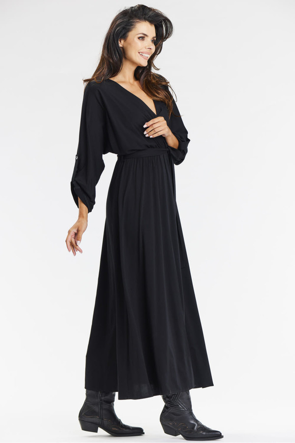 black - Daydress model 200584 awama U704-200584