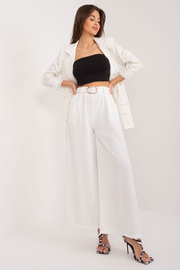 beige - Women trousers model 195314 Italy Moda U704-195314