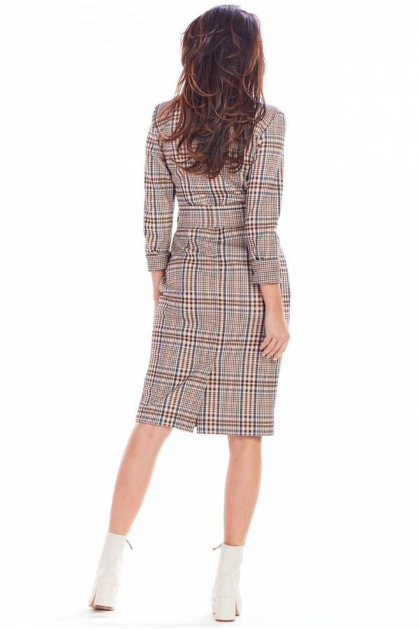 brown - Daydress model 148992 awama U704-148992