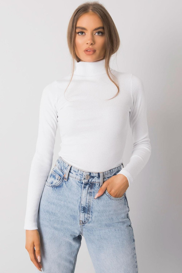 white - Turtleneck model 173408 Rue Paris U704-173408