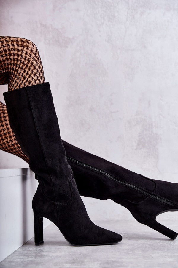black - Heel boots model 173449 Step in style U704-173449