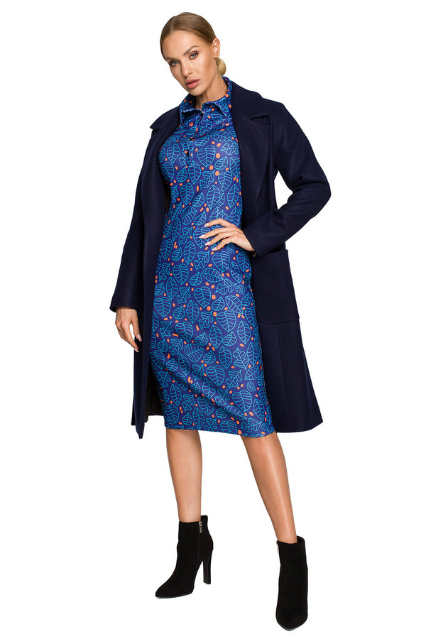 navy blue - Coat model 169939 Moe U704-169939