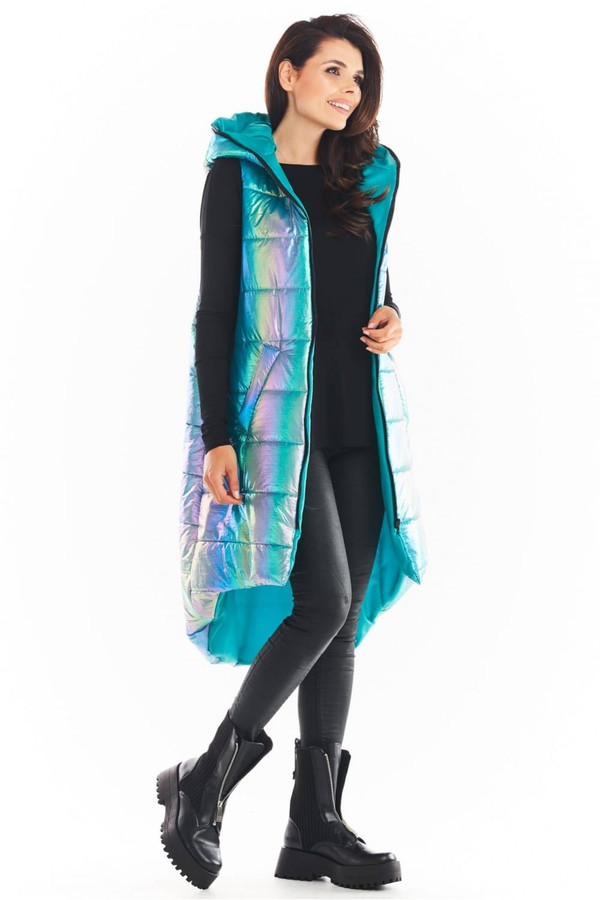 blue - Gilet model 149752 awama U704-149752