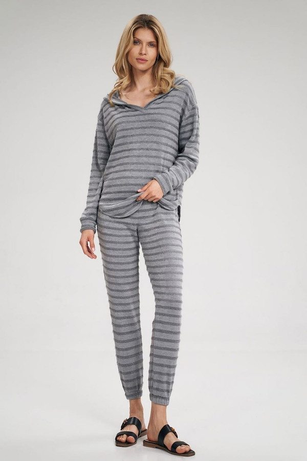 grey - Tracksuit trousers model 162307 Figl U704-162307