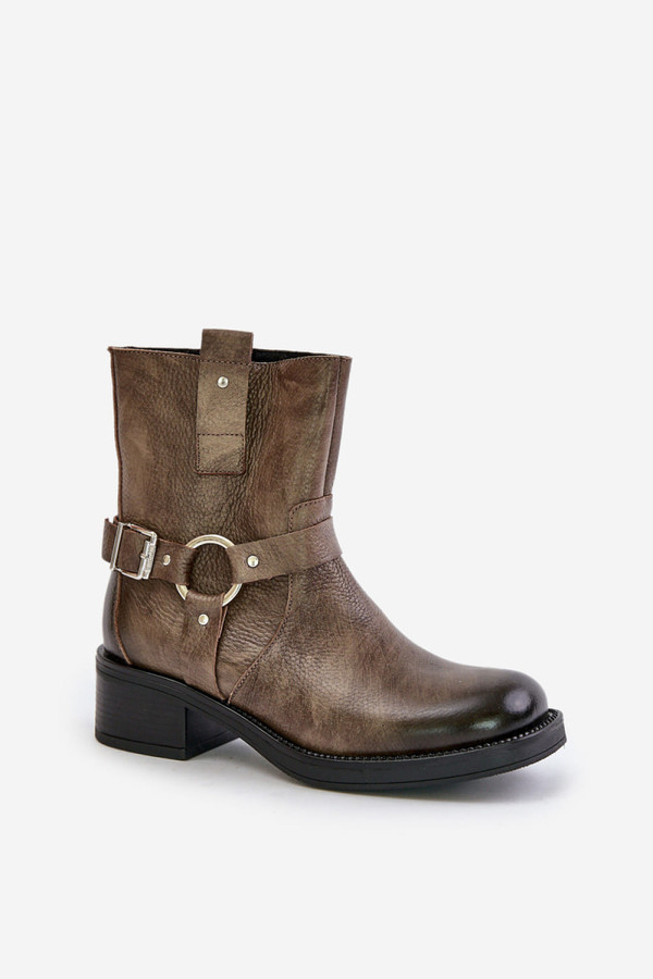 brown - Boots model 202817 Step in style U704-202817