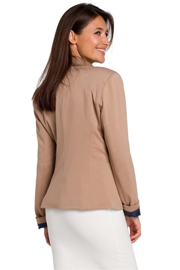 beige - Jacket model 130426 Stylove U704-130426
