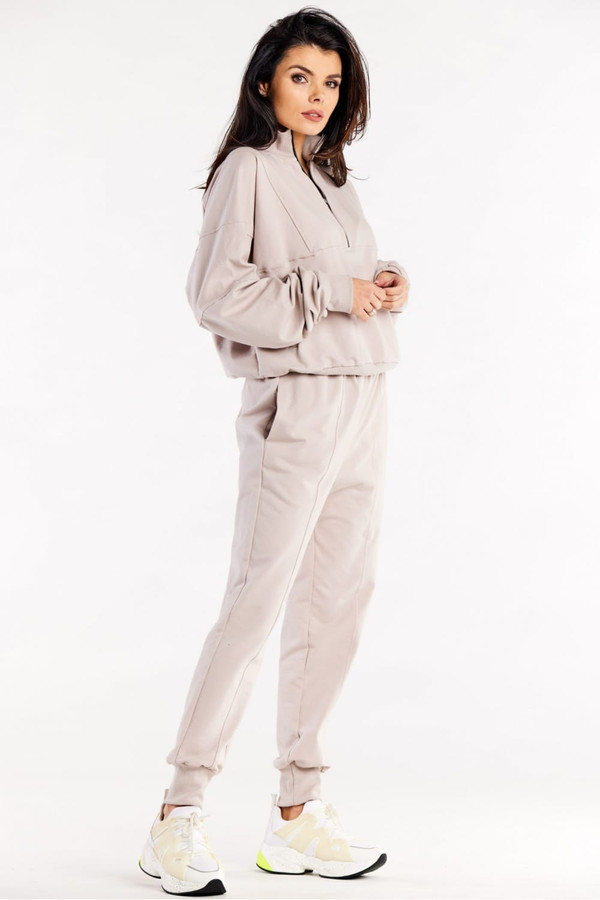 beige - Tracksuit trousers model 188051 Infinite You U704-188051