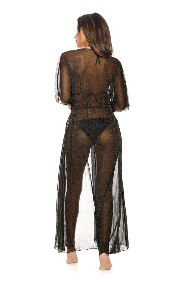 black - Beach tunic model 177621 Etna U704-177621